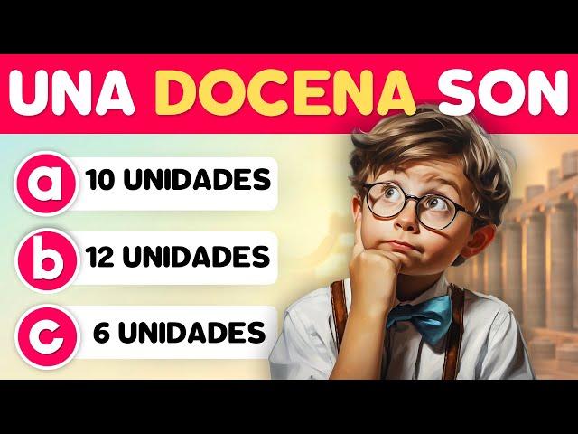 25 PREGUNTAS DE PRIMARIA | CULTURA GENERAL (Con Opciones)