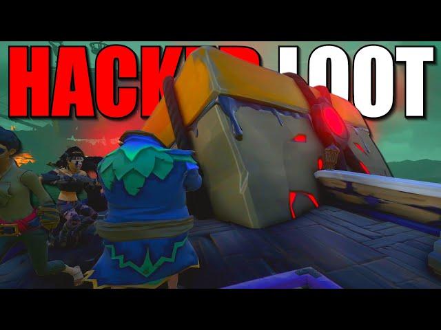 STEALING HACKED LOOT and SINKING ANGRY ALLIANCES - Sea Of Thieves