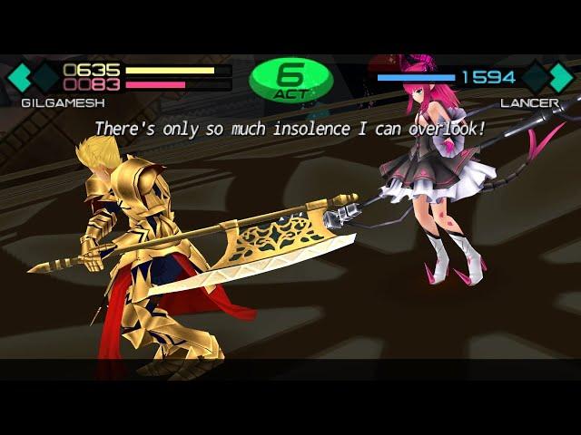 Fate/Extra CCC part 73: Gilgamesh vs. Lancer