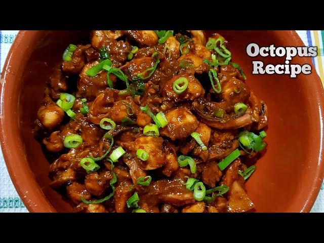 How to cook octopus recipe | A delicious!! octopus recipe | Octopus masala recipe.