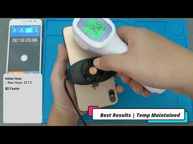 Real Temperature Test | X13 Mobile Phone Cooler Cooling Fan Radiator Under 500rs