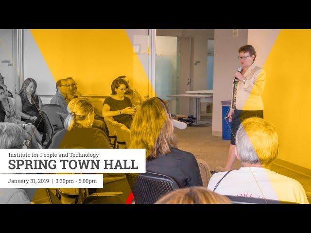 2019 IPaT Spring Town Hall