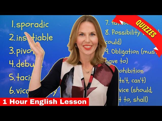 Speak English in 60 Minutes: Advanced English Lesson