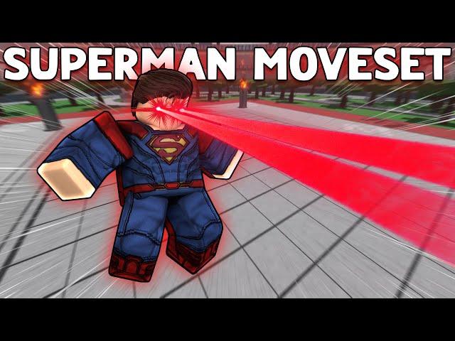 SUPERMAN MOVESET Destroys EVERYONE in ROBLOX Heroes Battlegrounds