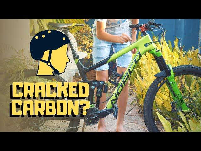 How to check for cracks on a second hand carbon bike.