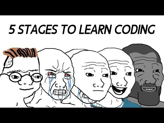 The 5 stages of learning to code