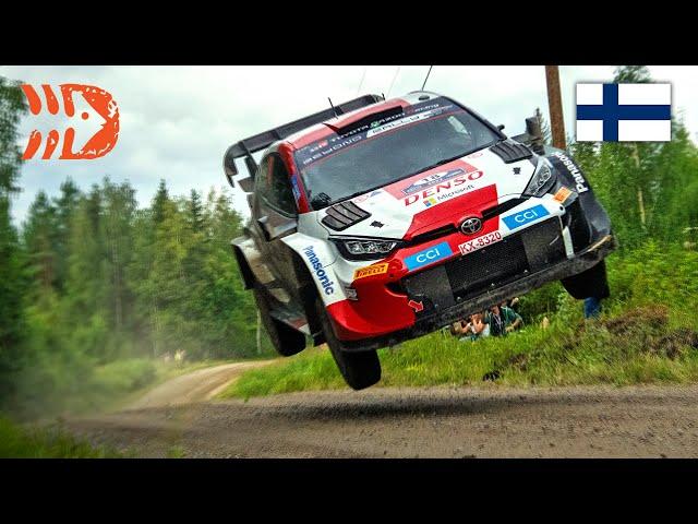 Best of WRC Rally Finland 2023 | Crashes, Action and Raw Sound