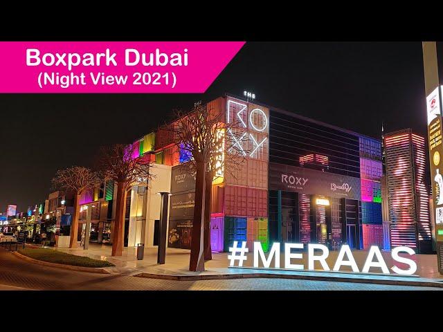 BoxPark Dubai -  Night Tour #dubai4k #dubai 