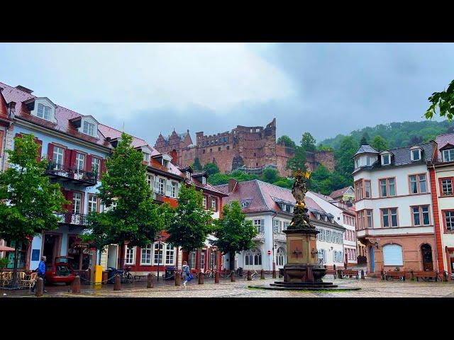 HEIDELBERG IN THE RAIN | ASMR | Relaxing day in Heidelberg