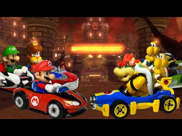 Final Episode - Bowser's Castle - The Race for the Mushroom Kingdom - Mario Kart Hot Wheels