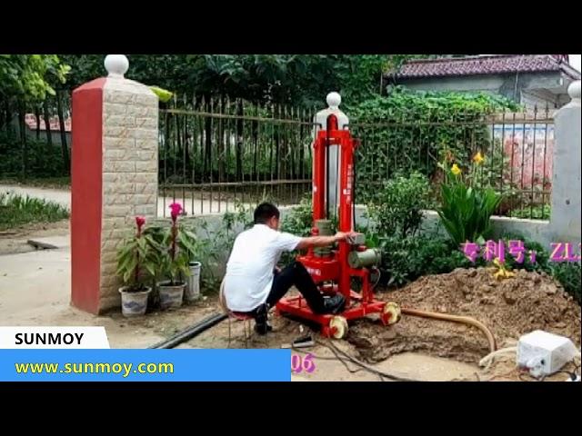 Small Portable Water Borehole Well Drilling Machine Rigs for sale