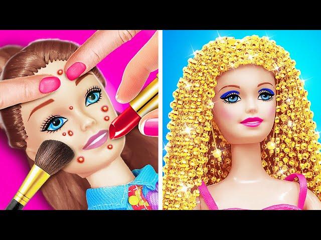 WE ADOPTED A BARBIE  Extreme Broke vs Rich Doll Makeover by Yay Time! FUN