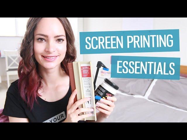 DIY screen printing essentials | CharliMarieTV