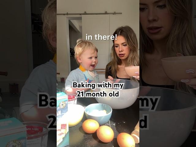 Baking with my 21 month old