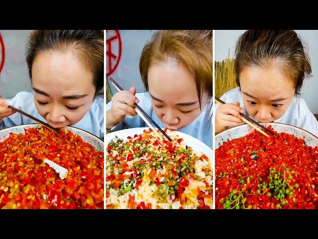 EXTREME SPICY FOOD | ASMR Mukbang Spicy Food Challenges  Tik Tok China #16