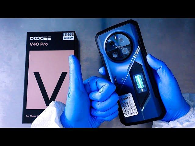 unbelieVable  Double Display Gaming Rugged Smartphone - DOOGEE V40 PRO Unboxing ASMR