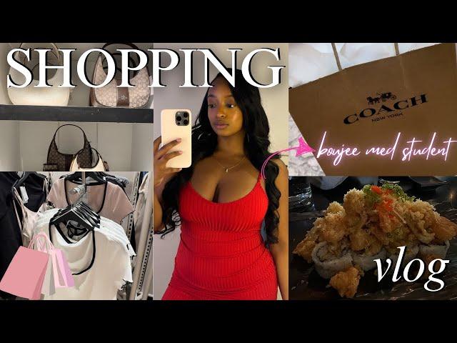 Boujee Back to MED School Shopping Vlog ️ | Zara, Coach, Steve Madden #premed #backtoschool #zara