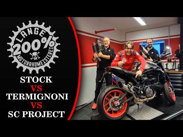 Welchen Auspuff für tollen Ducati Monster Sound ? Termignoni, SC-Project oder doch original ?