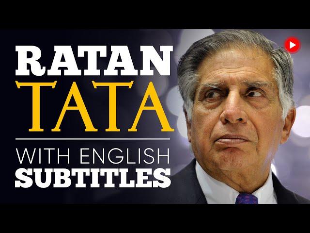 ENGLISH SPEECH | RATAN TATA: India's Car Industry  (English Subtitles)