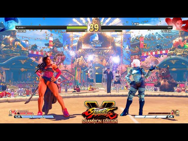 Street Fighter V: CE Kolin vs Laura PC Mod #3