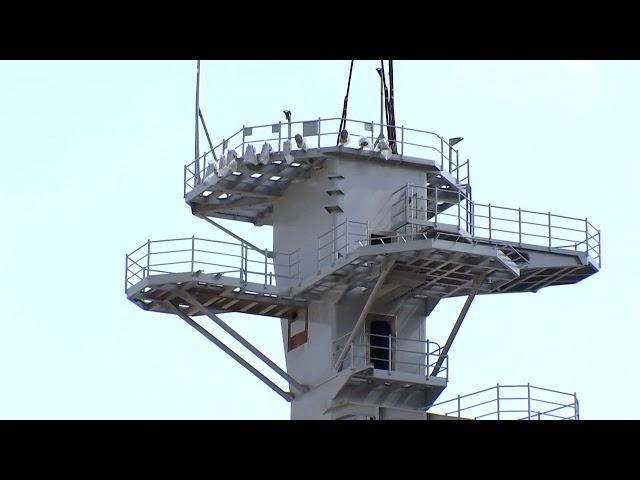 Newport News Shipbuilding lands new Radar Tower during USS George Washington RCOH