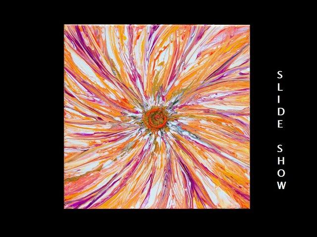 Slideshow Paintings From Expressionist Fluid Art Studio Priscilla Batzell  8.01.20