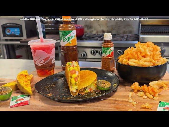 Test Kitchen | Tajín X Taco Bell Menu