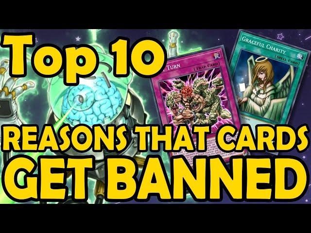 Top 10 Reasons Cards Get Banned or Limited