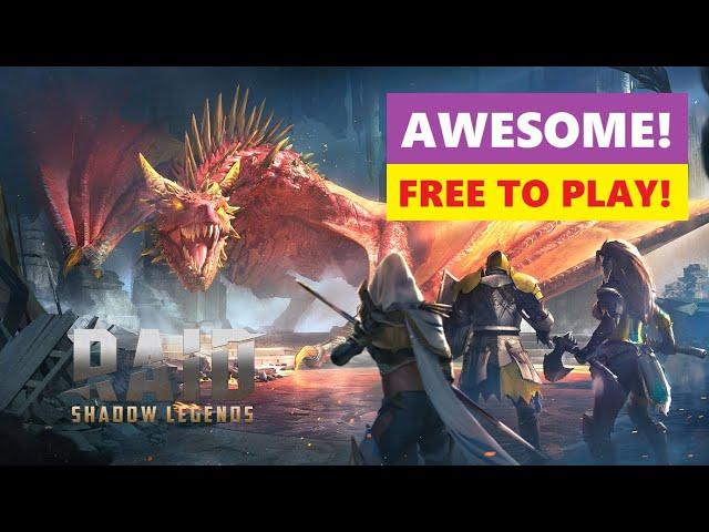 Awesome Free to Play Game RAID Shadow Legends