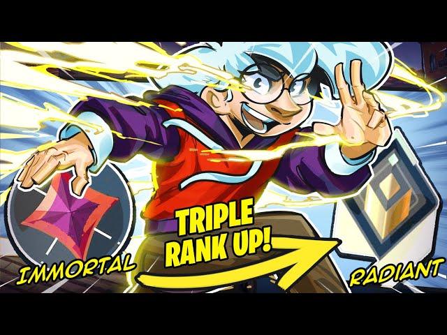 HOW TO TRIPLE RANK UP TO RADIANT !!! | SEN TenZ