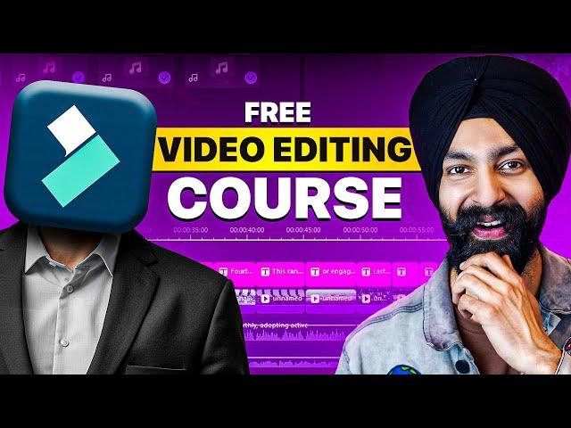 FREE Video Editing Course  Wondershare Filmora 13