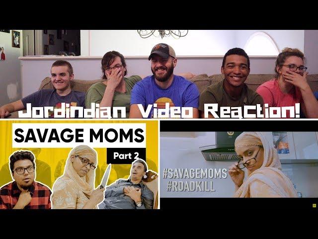 Savage Moms Part 2 Ft Lilly Singh | Superwoman | Jordindian REACTION!