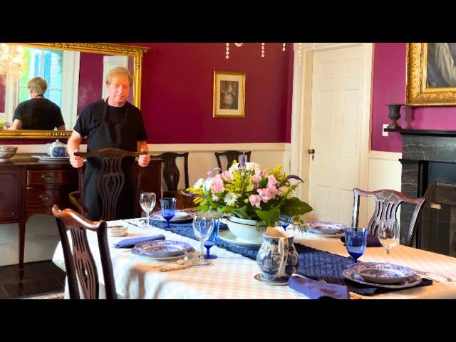 Easy July Dinner Party! Make-Ahead Recipes | Flowers | Setting the Table