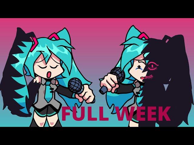 FRIDAY NIGHT FUNKIN mod Hatsune Miku vs EVIL BOYFRIEND FULL WEEK!