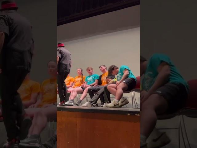 KNOCKED OUT!!! - Hypnotized - Comedy Hypnotist Mike Lee with Bishop McCort High School