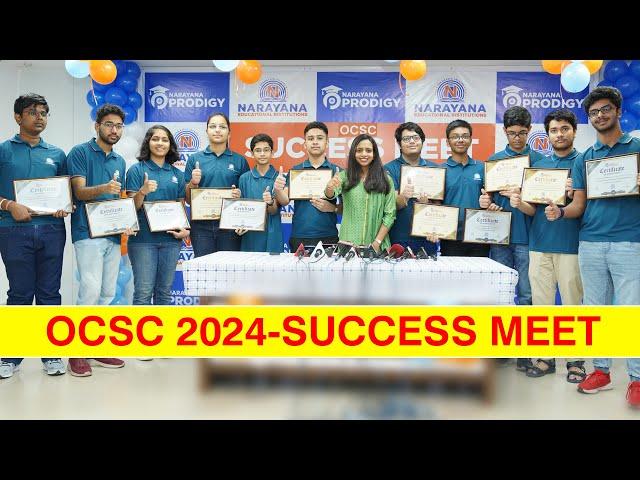 Breaking Boundaries: Narayana Celebrating OCSC Success 2024