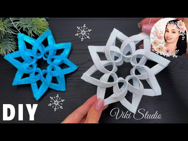 3D Snowflakes DIY ️ Christmas Decorations