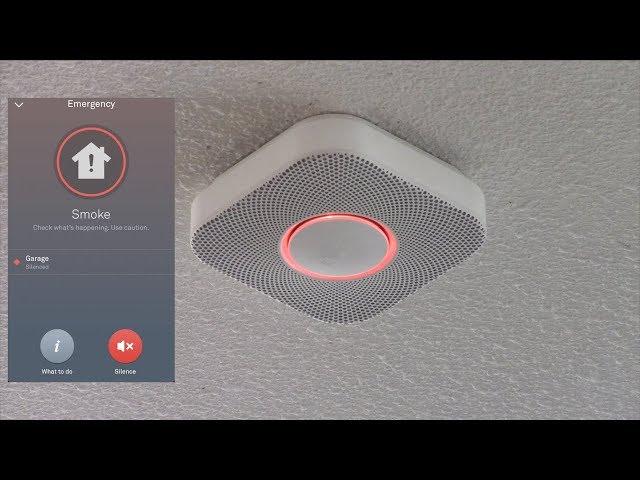 Testing the Nest Protect Smoke Alarm with Fire