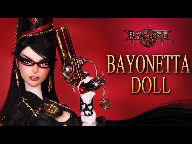 I made a CUSTOM BAYONETTA Doll!  ( and she's ready to slay! )