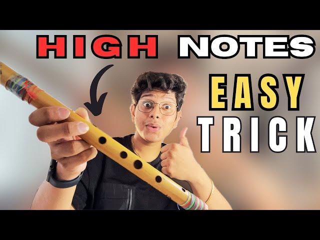 How To Play HIGH NOTES & LOW NOTES On Flute | EASY TRICK | FLUTE LESSON | Beginner | Shreyan's Flute