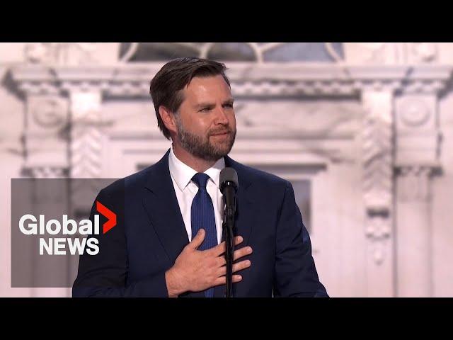 J.D. Vance speech: Trump’s VP pick officially accepts nomination at 2024 RNC | FULL