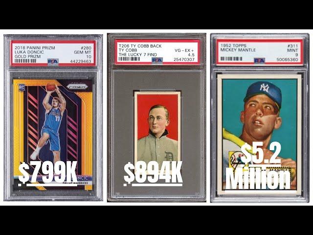 The Top 25 Most Expensive Sports Card Sales of All-Time!