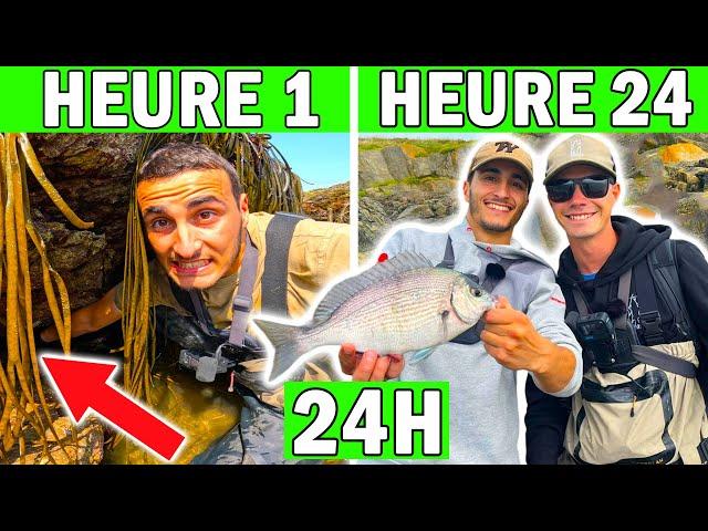 On Mange Uniquement ce qu'on Pêche pendant 24h ! (Feat @bardecume )