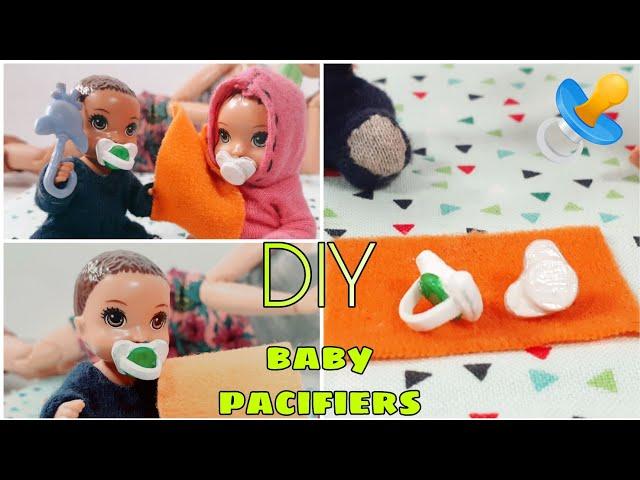 DIY | Making miniature pacifiers - pacifiers for barbie dolls  - easy for beginners!