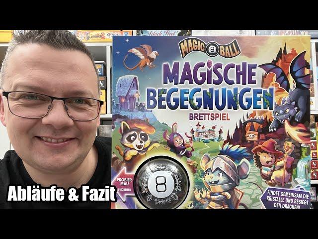 Magische Begegnungen - Brettspiel - mit Magic 8 Ball (Mattel)