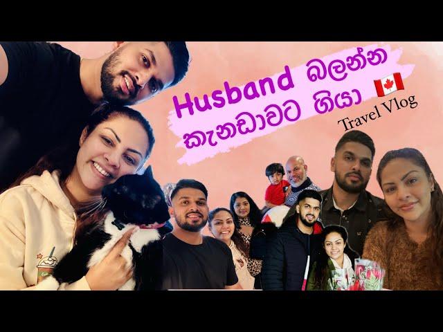 Husband බලන්න Canada ගියා  | Canada Vlog | Visiting my Husband in Canada