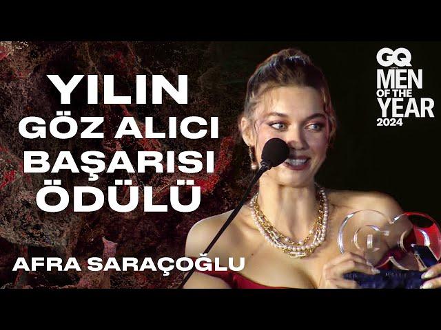 Yılın Göz Alıcı Başarısı ödülü Afra Saraçoğlu'nun - GQ Men Of The Year 2024