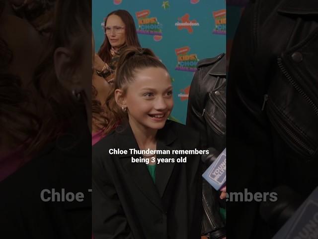 Chloe Thunderman remembers being 3 years old  #thethundermans