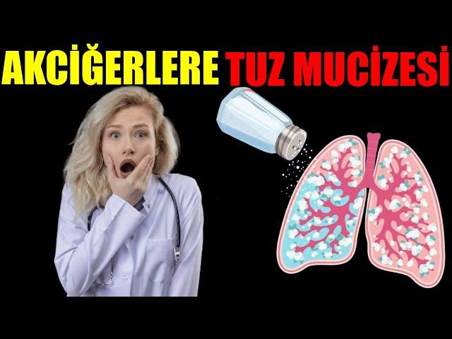 AKCİĞERLERİNDEKİ BALGAMI, ÖKSÜRÜĞÜ VE TIKANIKLIĞI TUZ MUCİZESİ İLE YOK ET!