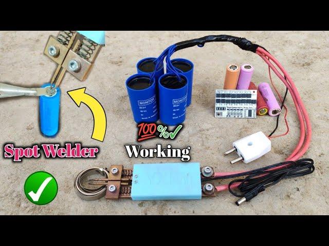 Amazing Inventions | How To Make Powerful Spot Welder Using Fan Capacitor